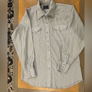Panhandle Slim Western Shirt Mens 2XL Pearl Snap Retro Wear Vintage Striped